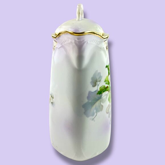 Antique Art Nouveau Demitasse Chocolate Pot/Espresso Set Three Crown Germany 7pc - Picture 11 of 15